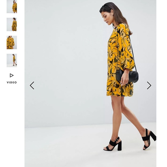 French Connection, velvet dress, size 6 - Picture 3 of 8